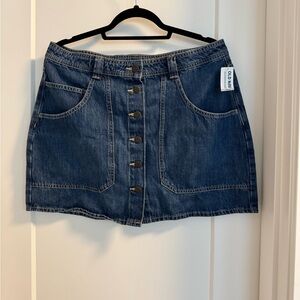 Old Navy Dark Blue Denim Mini Skirt brand new with tags